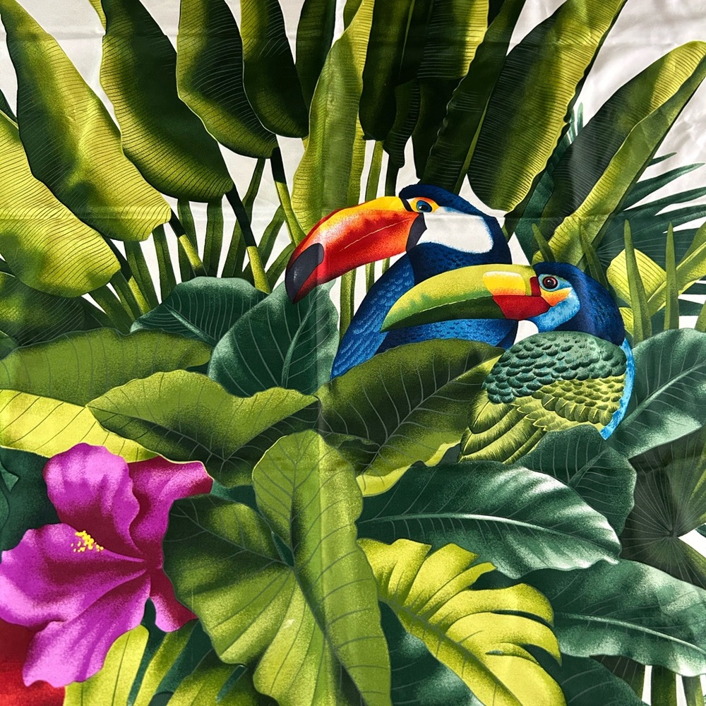 Tropical Toucan Print Gucci scarf 33x33